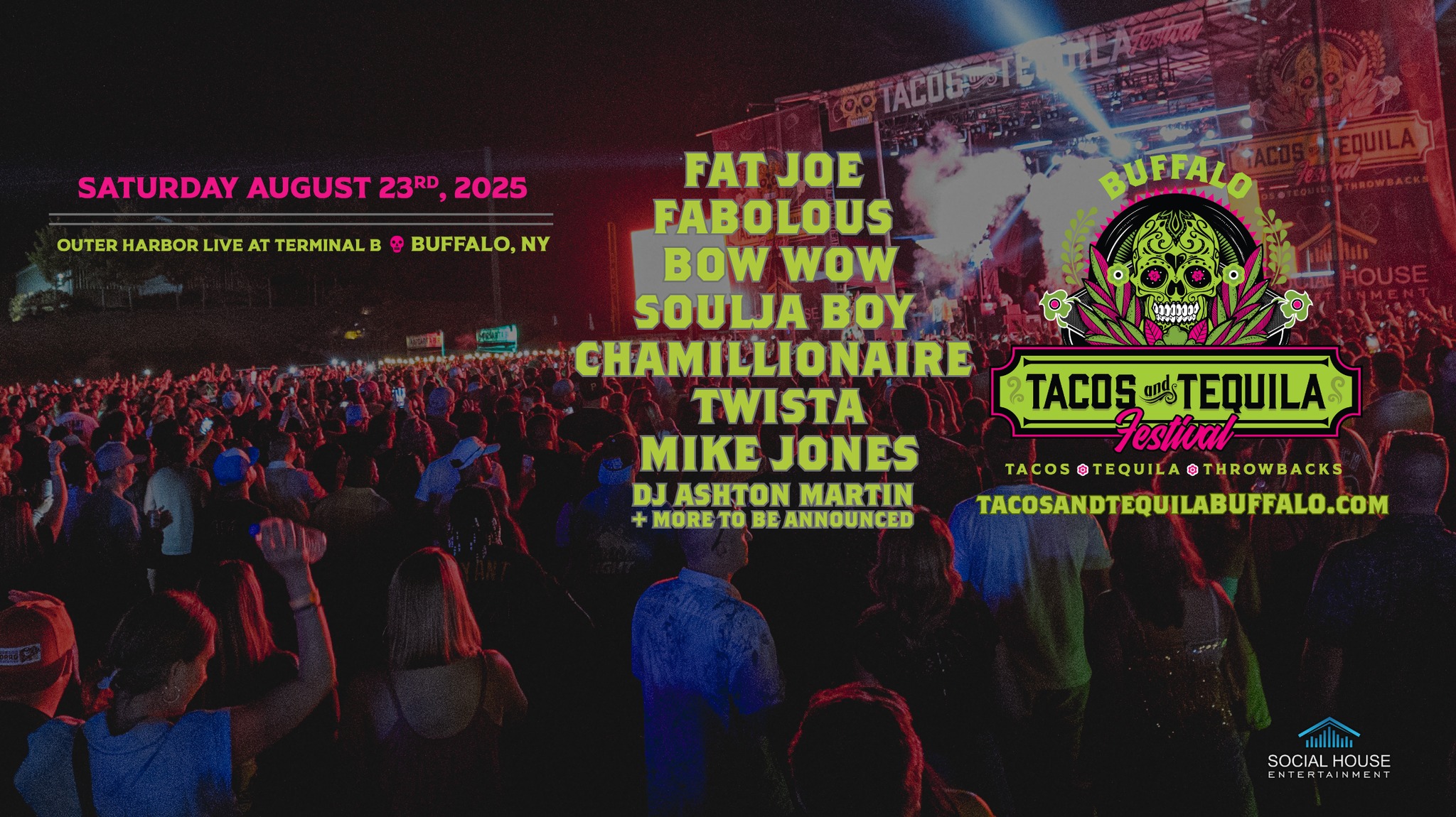 Tacos & Tequila Festival at Outer Harbor Live at Terminal B