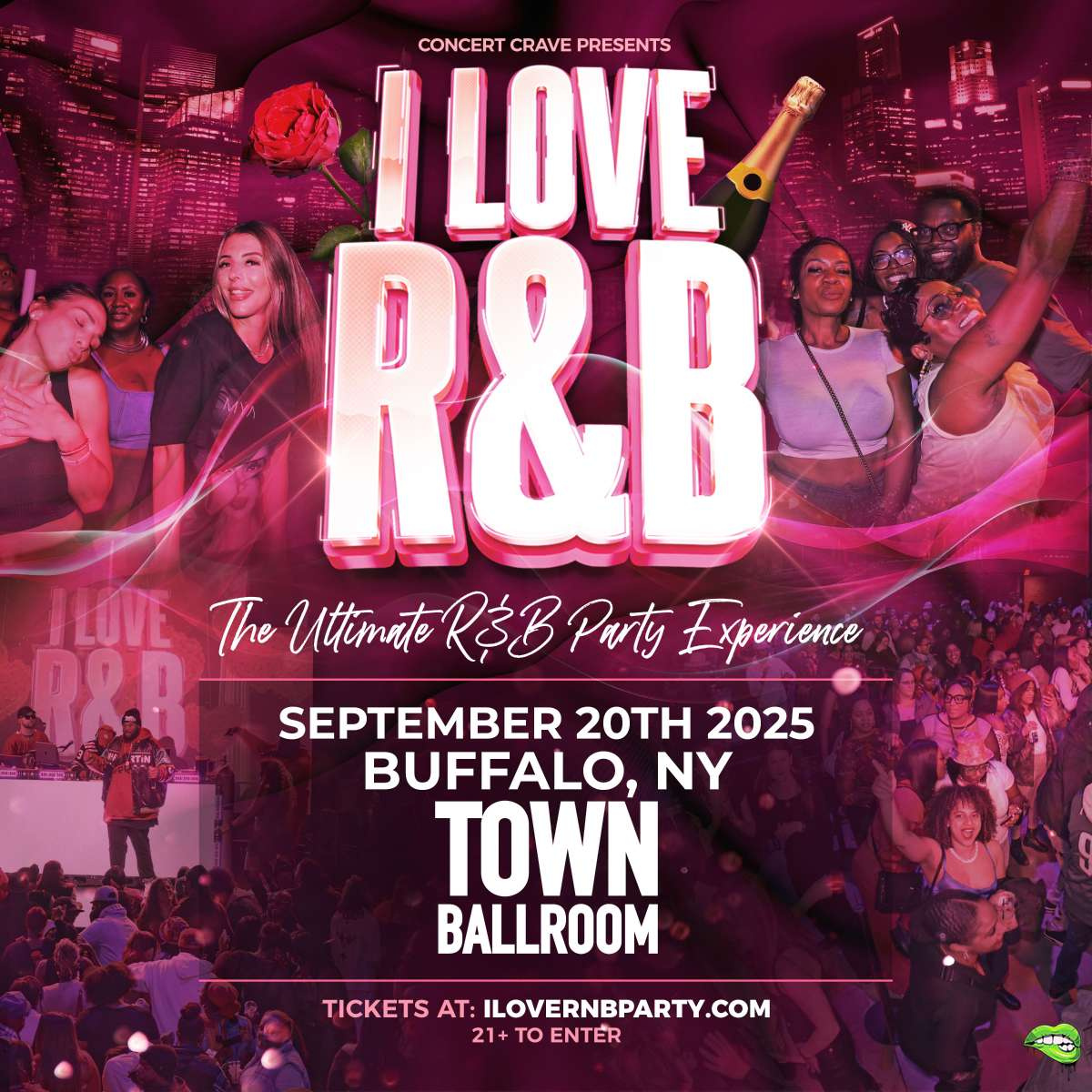 I Love R&B: The Ultimate R&B Party Experience | Town Ballroom
